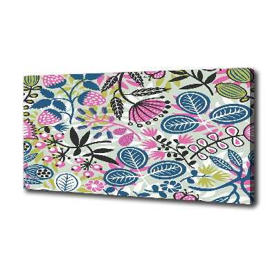 Canvas wall art Floral pattern