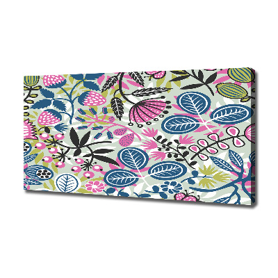 Canvas wall art Floral pattern