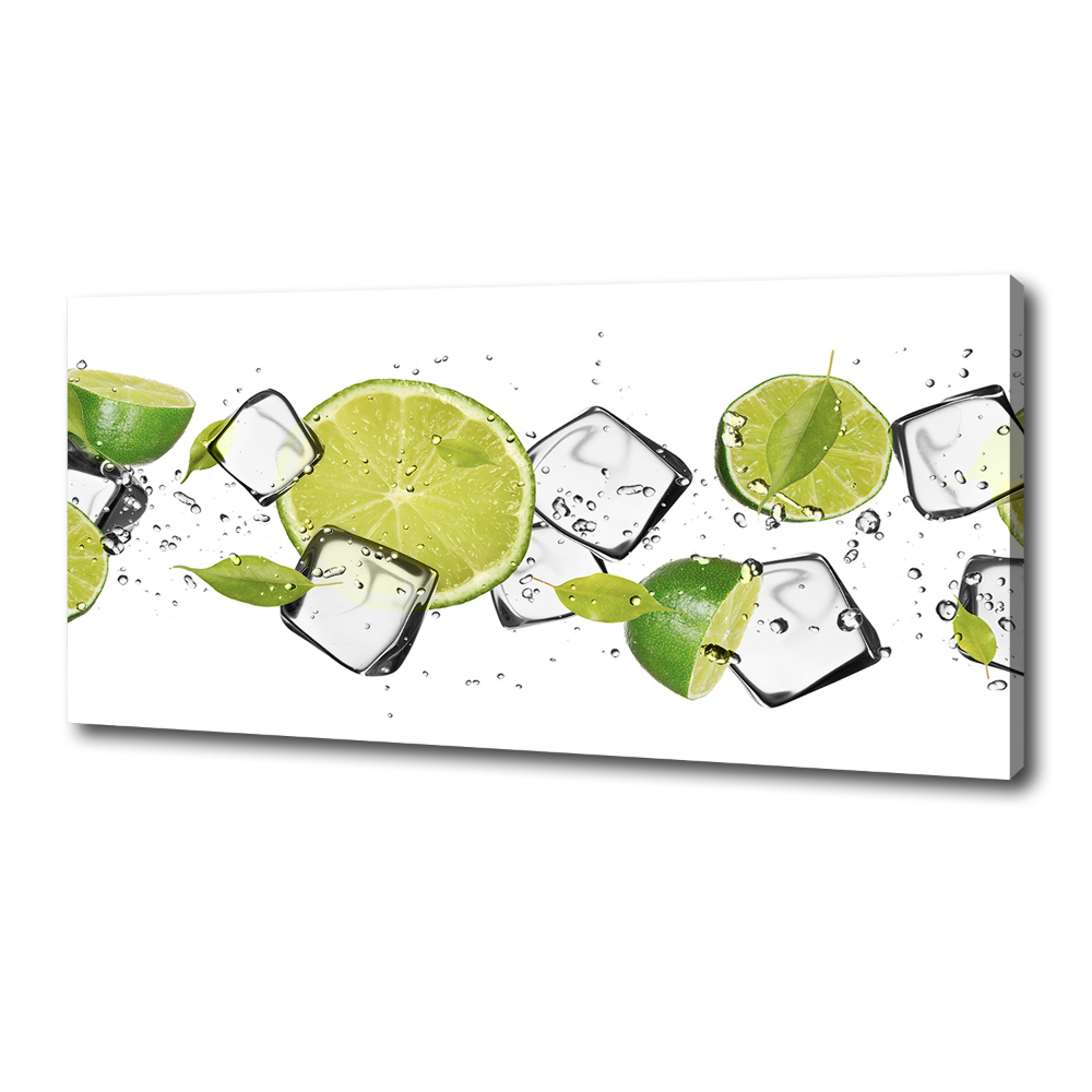 Canvas wall art Ice lime