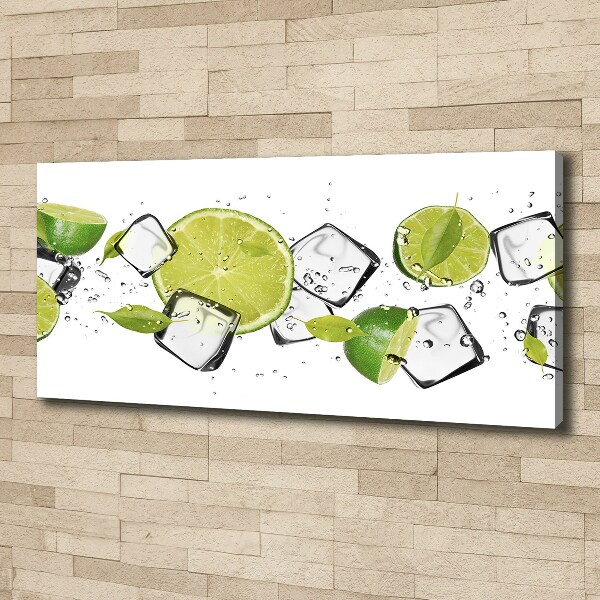 Canvas wall art Ice lime