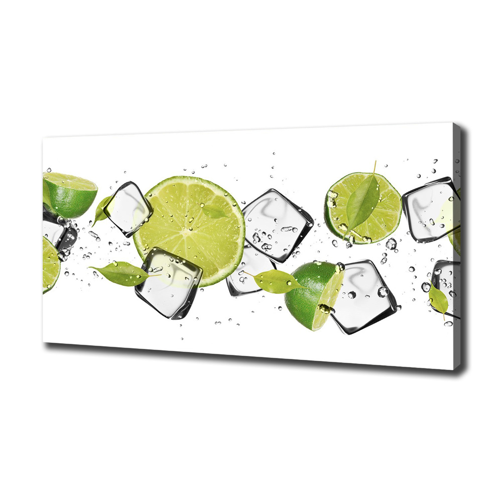 Canvas wall art Ice lime