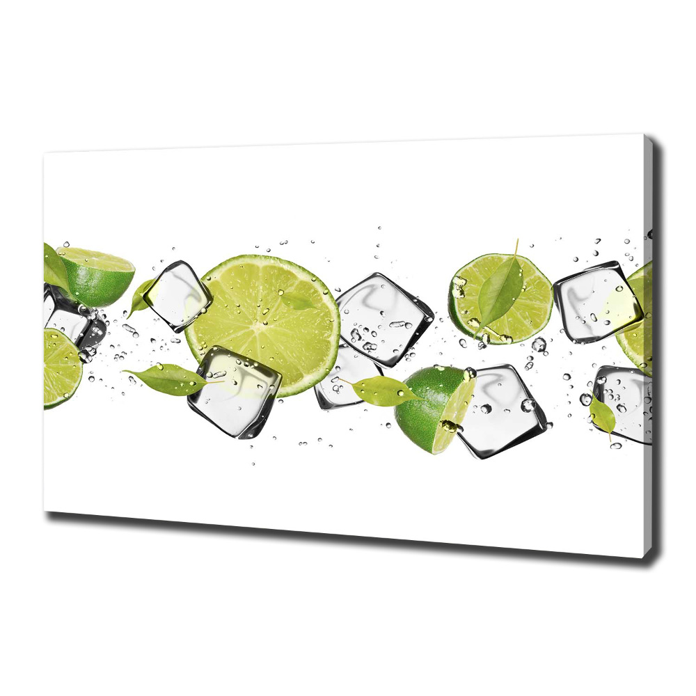 Canvas wall art Ice lime