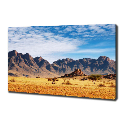 Canvas wall art Rocks in Namibia