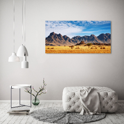 Canvas wall art Rocks in Namibia