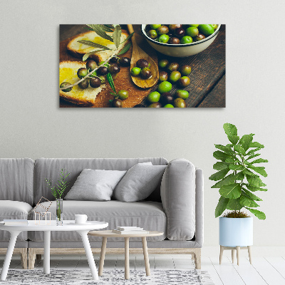 Canvas wall art Olives