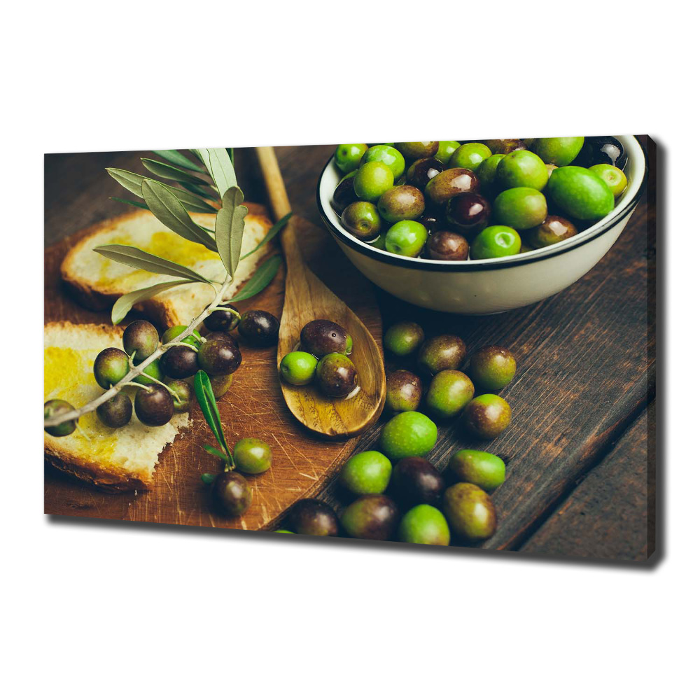 Canvas wall art Olives