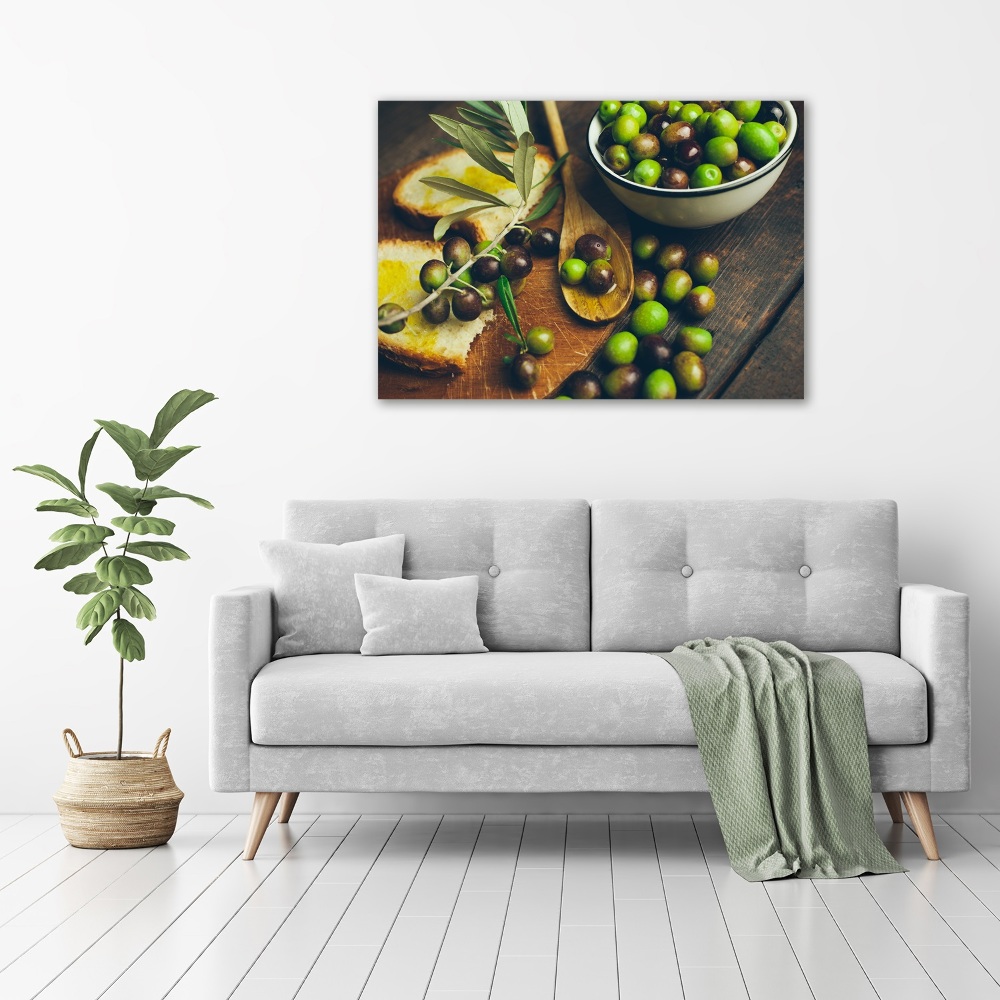 Canvas wall art Olives