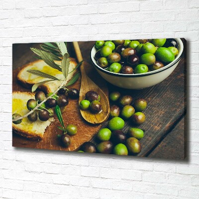 Canvas wall art Olives