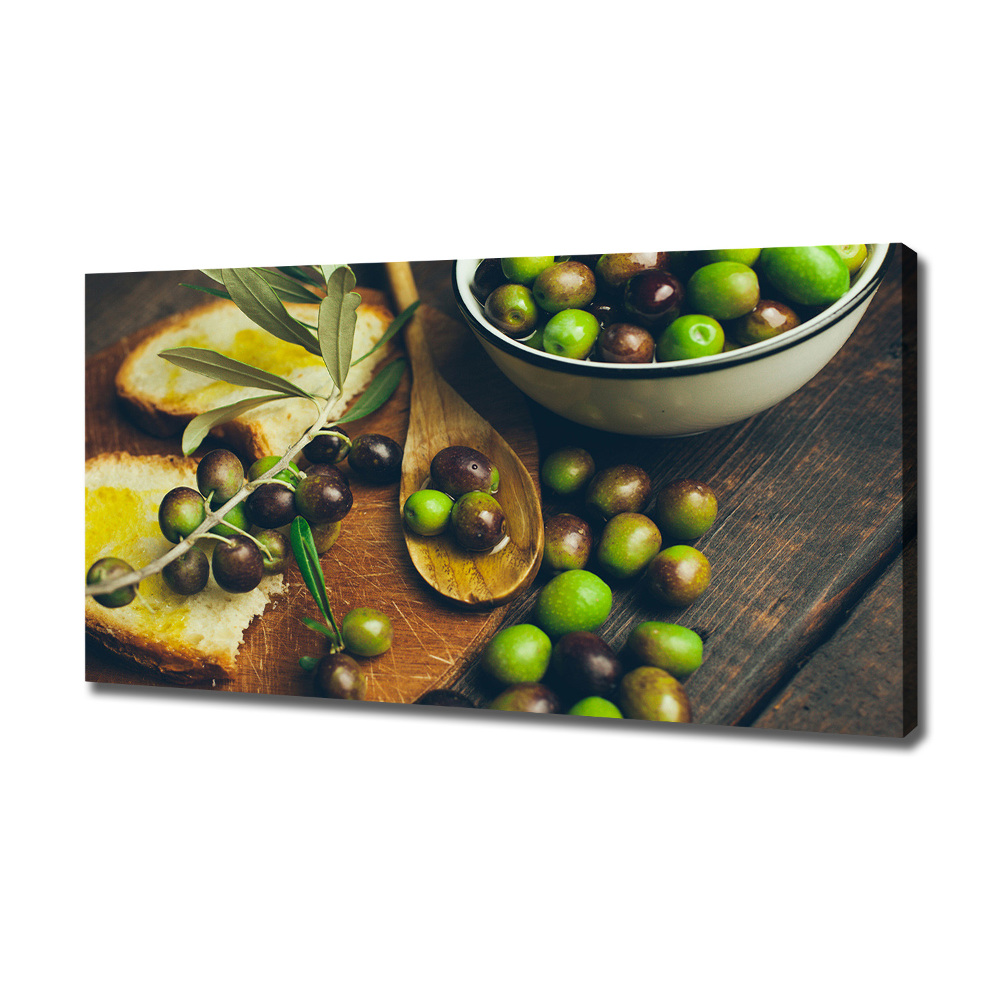 Canvas wall art Olives