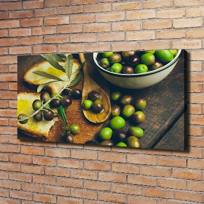 Canvas wall art Olives