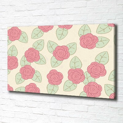 Canvas wall art Roses