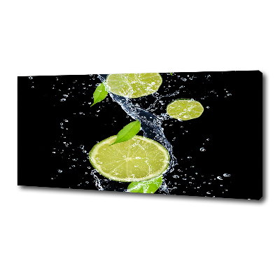 Canvas wall art Lime and water