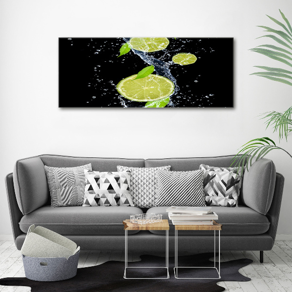 Canvas wall art Lime and water