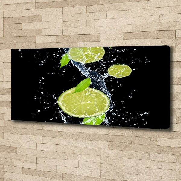 Canvas wall art Lime and water