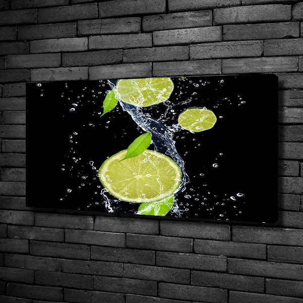 Canvas wall art Lime and water