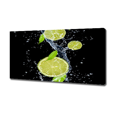 Canvas wall art Lime and water