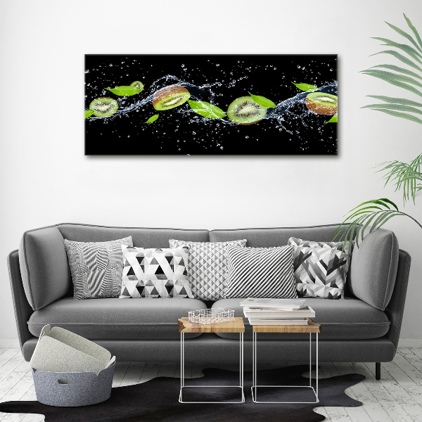 Canvas wall art Kiwi and water