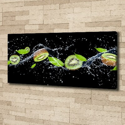 Canvas wall art Kiwi and water