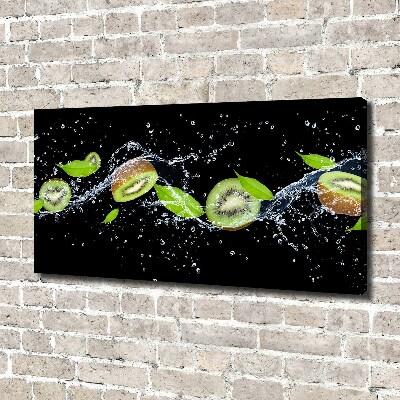 Canvas wall art Kiwi and water