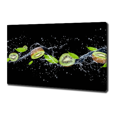 Canvas wall art Kiwi and water