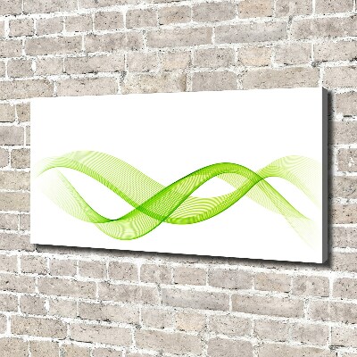 Canvas wall art Colorful waves