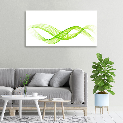 Canvas wall art Colorful waves