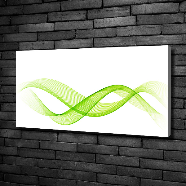 Canvas wall art Colorful waves