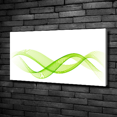 Canvas wall art Colorful waves