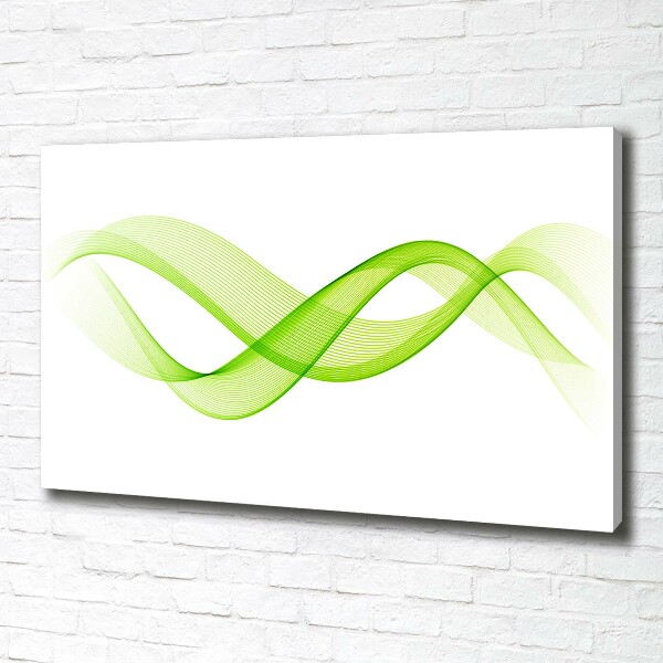 Canvas wall art Colorful waves