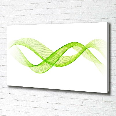 Canvas wall art Colorful waves