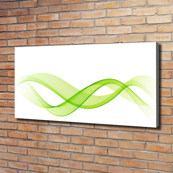 Canvas wall art Colorful waves