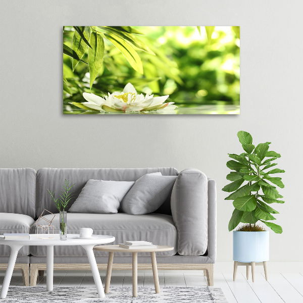 Canvas wall art water lily