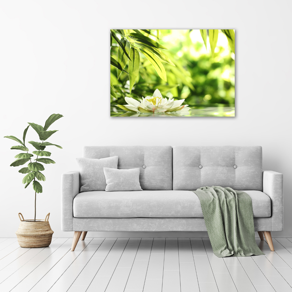 Canvas wall art water lily