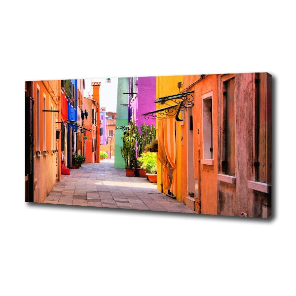 Canvas wall art Colorful streets