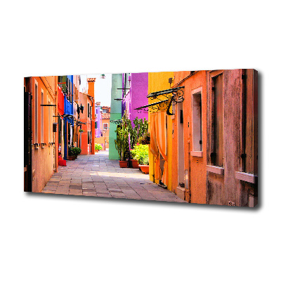 Canvas wall art Colorful streets