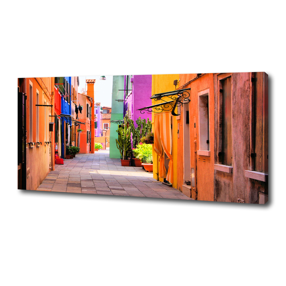 Canvas wall art Colorful streets