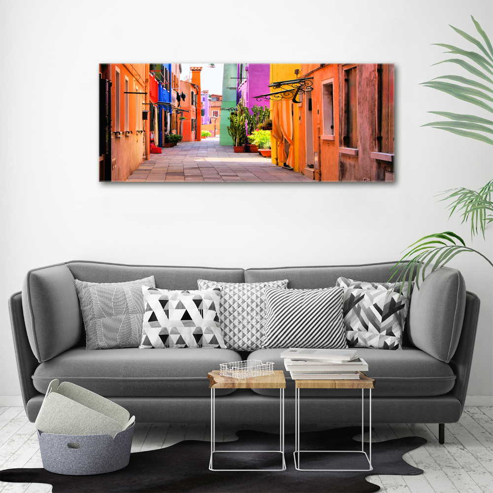 Canvas wall art Colorful streets