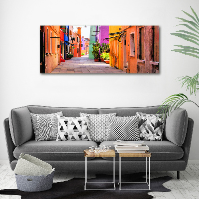 Canvas wall art Colorful streets