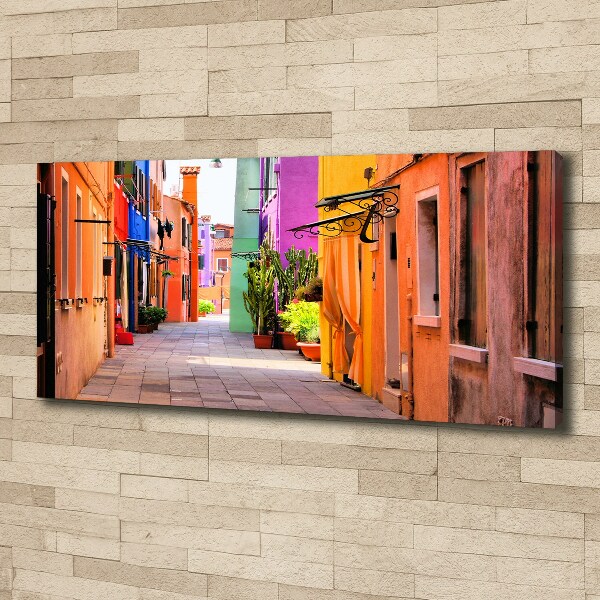 Canvas wall art Colorful streets