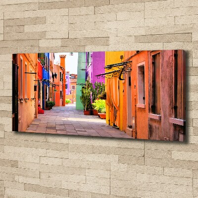 Canvas wall art Colorful streets