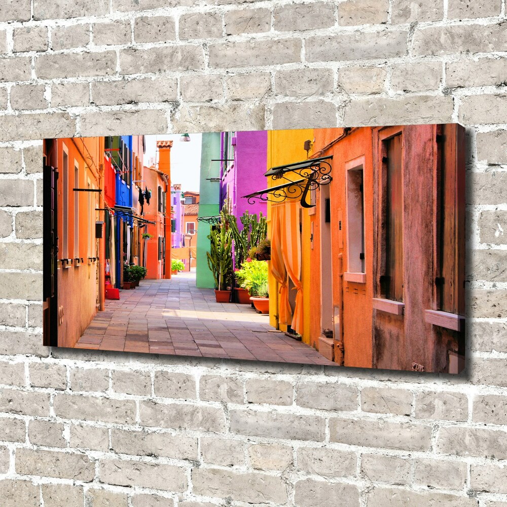 Canvas wall art Colorful streets