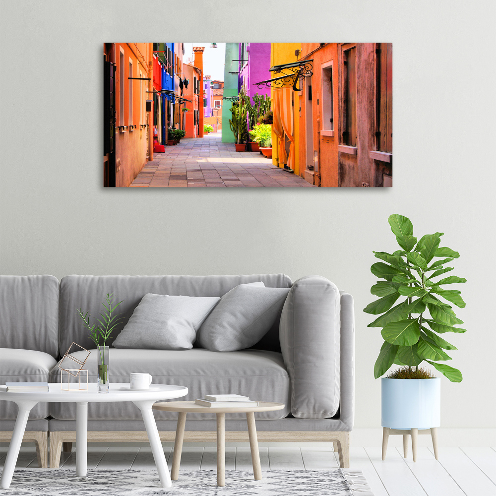 Canvas wall art Colorful streets