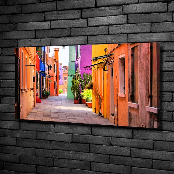 Canvas wall art Colorful streets