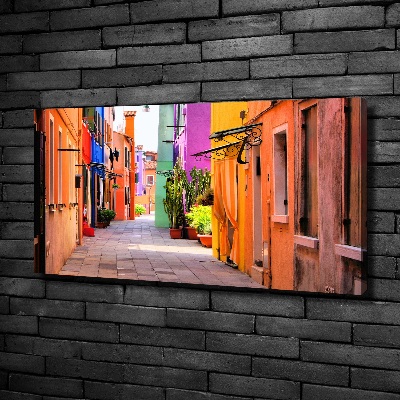 Canvas wall art Colorful streets