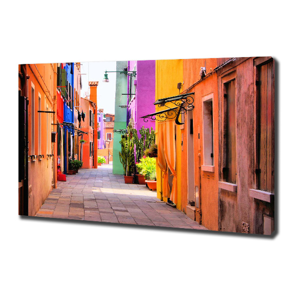 Canvas wall art Colorful streets