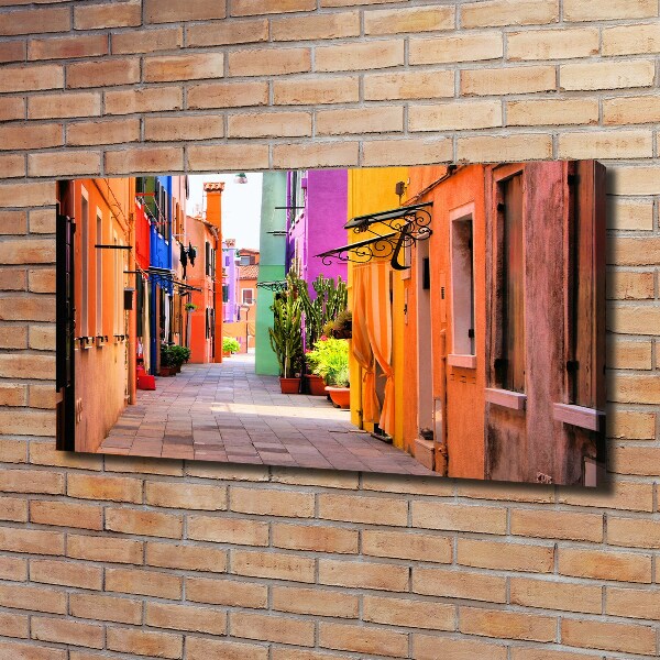 Canvas wall art Colorful streets