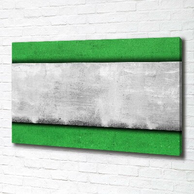 Canvas wall art Green wall