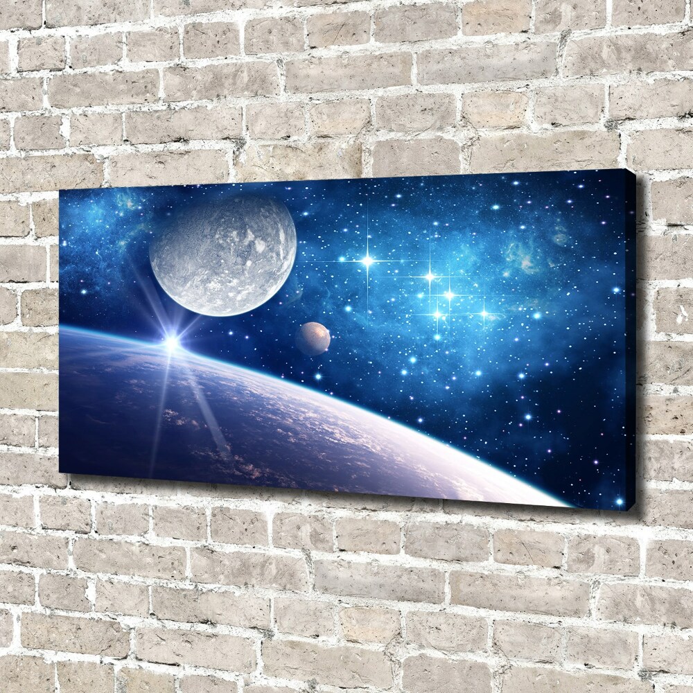 Canvas wall art Moon