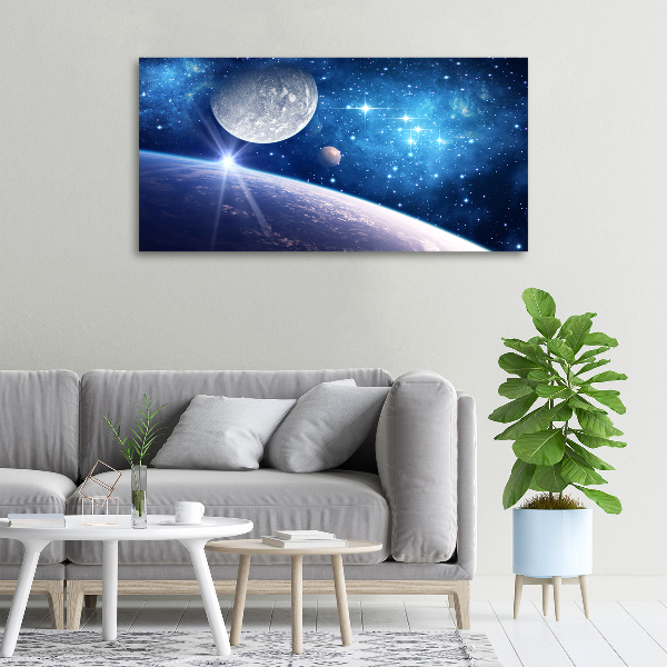 Canvas wall art Moon