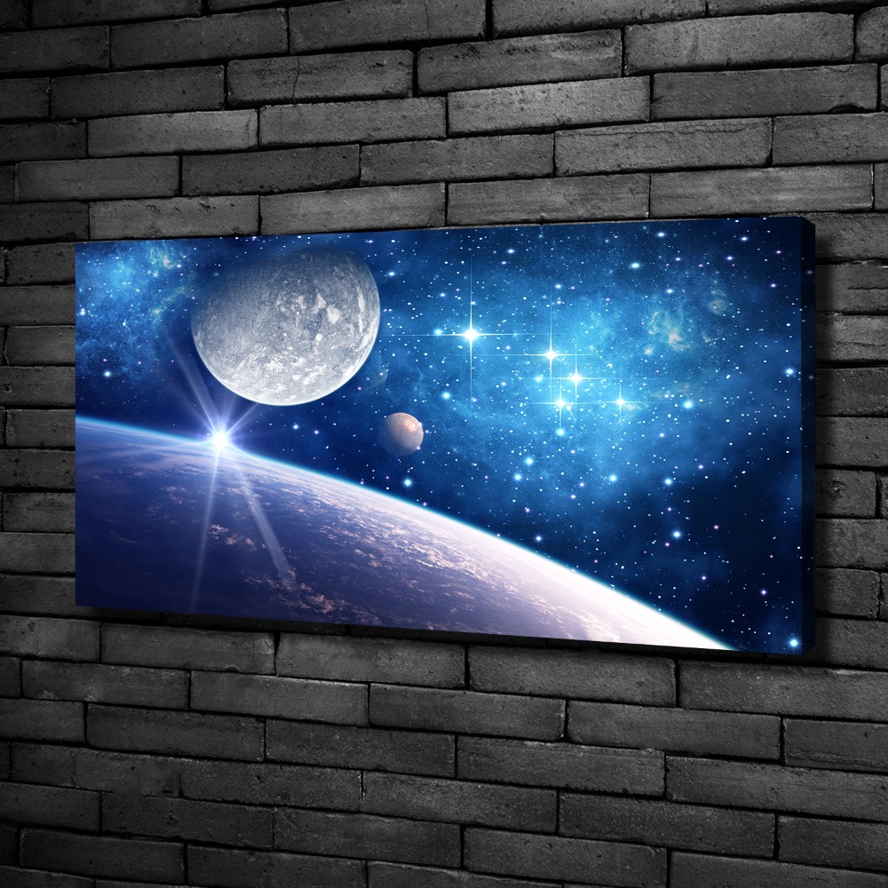 Canvas wall art Moon